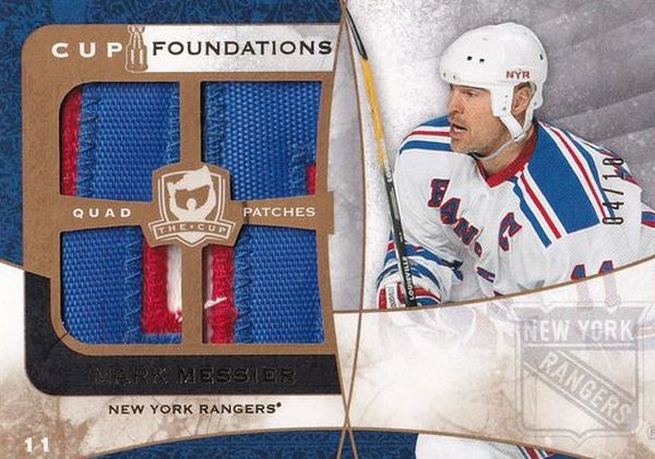 patch karta MARK MESSIER 08-09 UD The CUP Cup Foundations /10
